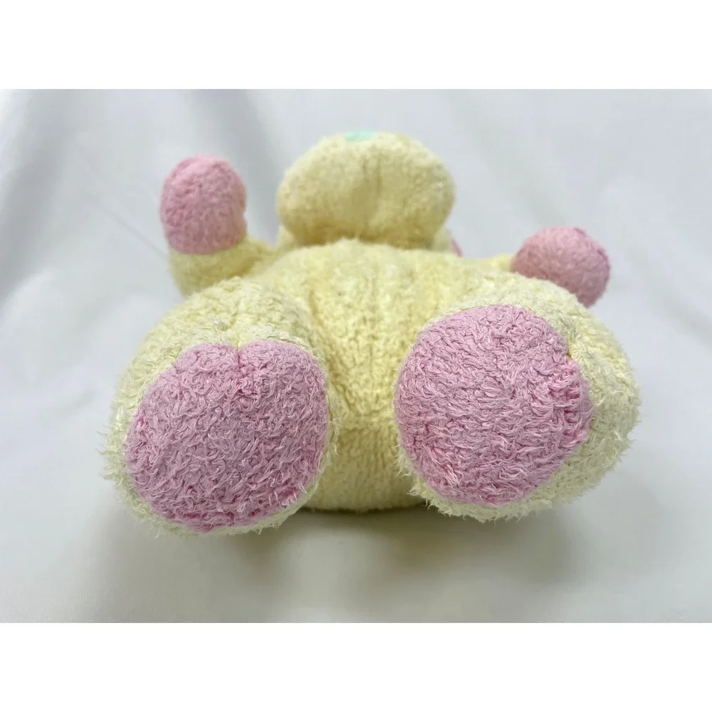 Ty Dogbaby Pillow Pals Yellow Plush Rattle Puppy Dog 12